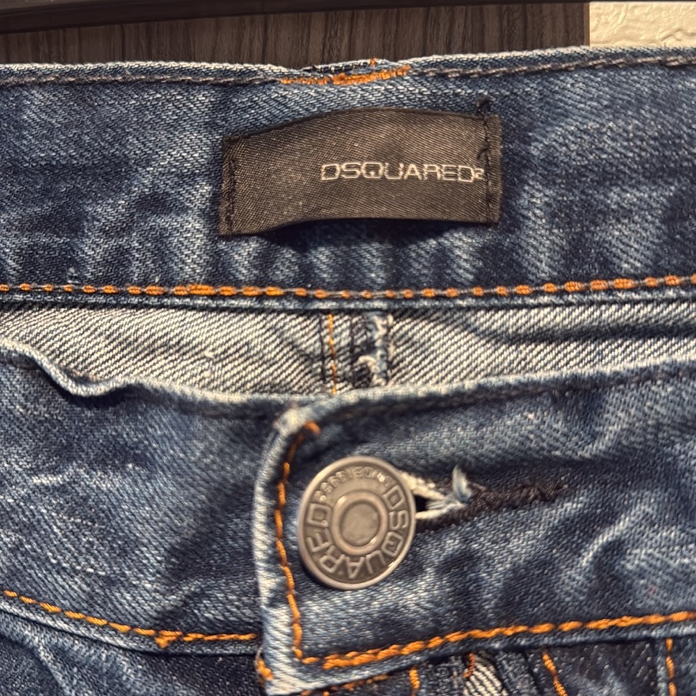 DSQUARED2 Blue Straight Men Jeans - Picture 2 of 8